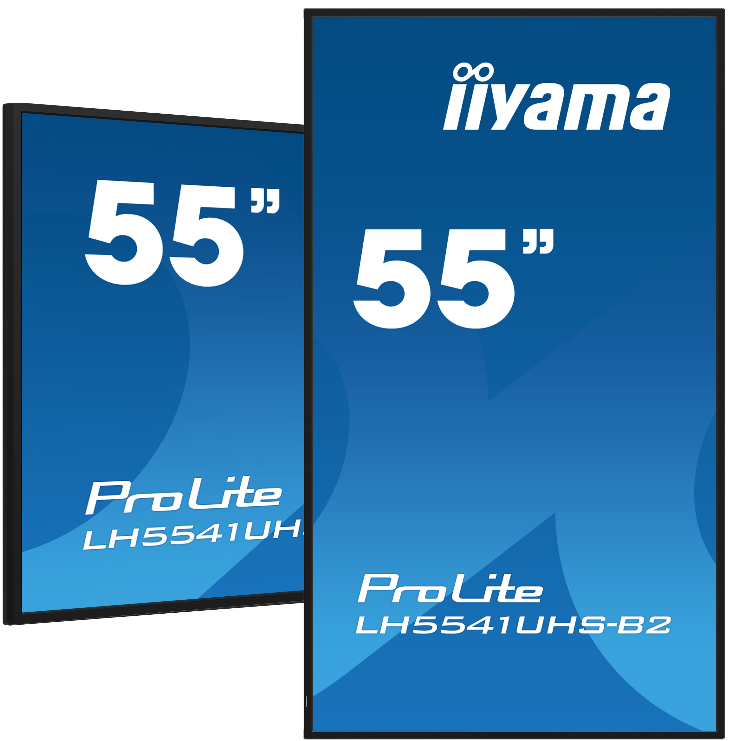 iiyama ProLite LH5541UHS-B2 – 55" 4K Display, 500 cd/m² Helligkeit für 24/7 Digital Signage & Dauerbetrieb