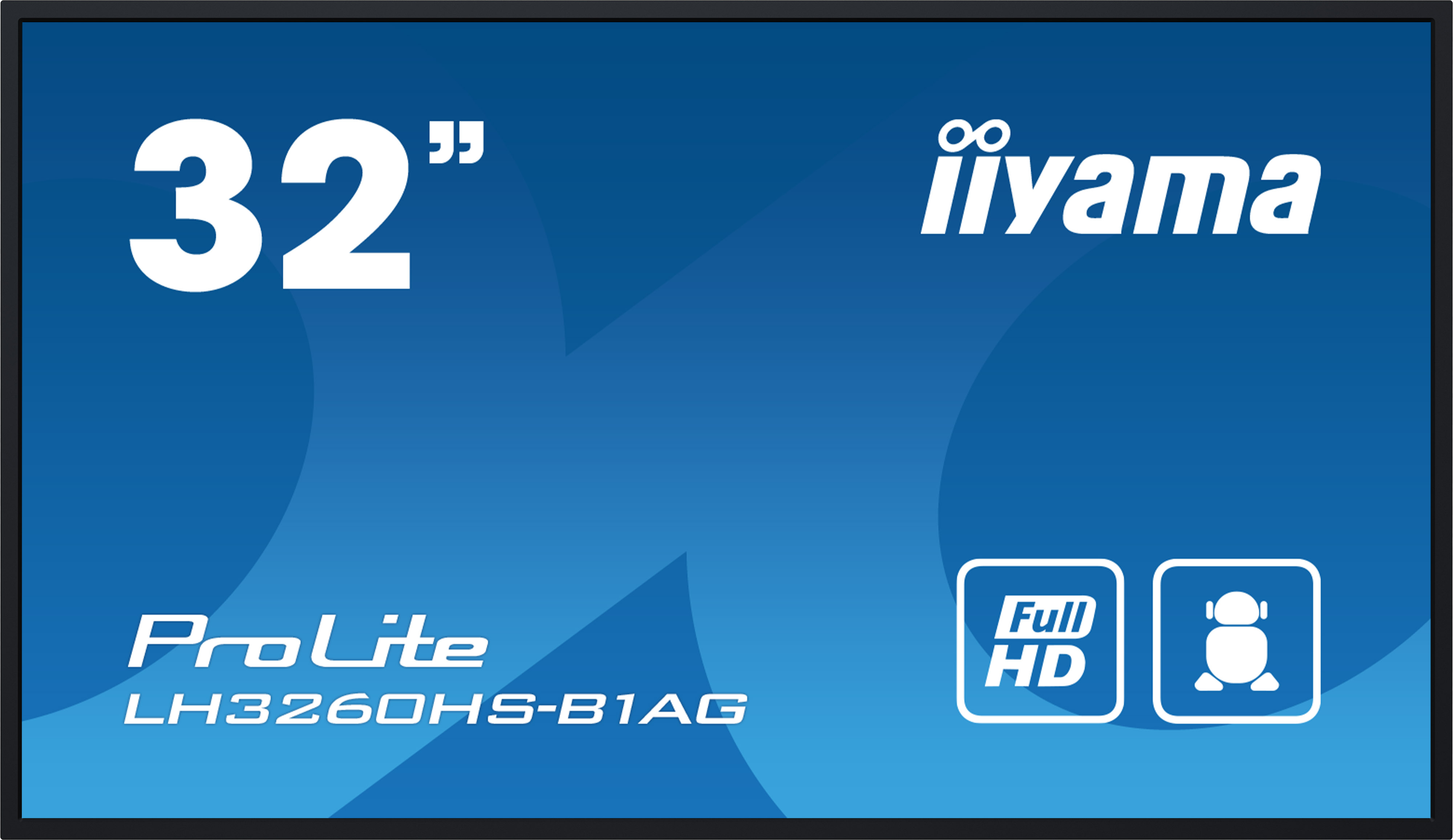 iiyama ProLite LH3260HS-B1AG – 32" Full-HD Android Display, 500 cd/m² Helligkeit mit AntiGlare-Beschichtung für 24/7 Digital Signage & Präsentationen